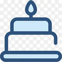 生日蛋糕图标-空若网 生日蛋糕图标-空若网