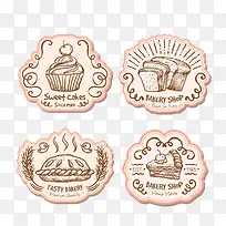 可爱的食物烘焙标签-空若网 可爱的食物烘焙标签-空若网