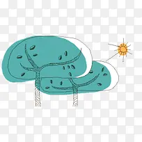 复古森系树-空若网 复古森系树-空若网