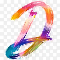 创意合成水彩英文D-空若网 创意合成水彩英文D-空若网