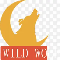 卡通动物狼标签设计-空若网 卡通动物狼标签设计-空若网