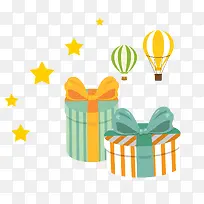 手绘卡通热气球-空若网 手绘卡通热气球-空若网