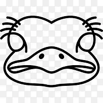 鸵鸟图标-空若网 鸵鸟图标-空若网