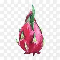 卡通手绘水果装饰海报设计火龙果-空若网 卡通手绘水果装饰海报设计火龙果-空若网