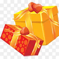 彩色中式花纹爱心礼盒-空若网 彩色中式花纹爱心礼盒-空若网