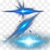 蓝色光影光点 PNG素材-空若网 蓝色光影光点 PNG素材-空若网