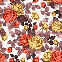 卡通手绘玫瑰花底纹-空若网 卡通手绘玫瑰花底纹-空若网