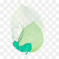 卡通手绘清新树叶-空若网 卡通手绘清新树叶-空若网