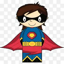 儿童超人插画-空若网 儿童超人插画-空若网