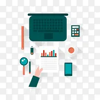 矢量扁平化工作素材-空若网 矢量扁平化工作素材-空若网