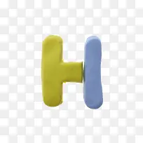 橡皮泥立体字母免抠素材-空若网 橡皮泥立体字母免抠素材-空若网