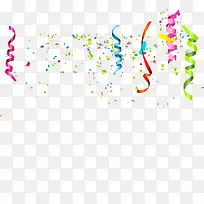 多彩彩带礼花-空若网 多彩彩带礼花-空若网