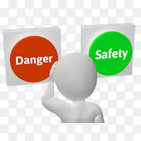 灰色人物选择安全危险按钮-空若网 灰色人物选择安全危险按钮-空若网