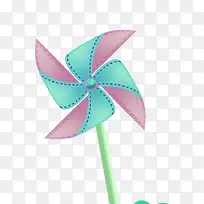 卡通手绘风车-空若网 卡通手绘风车-空若网