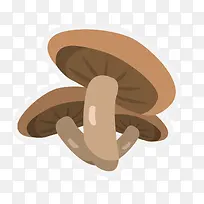 矢量卡通扁平化香菇png-空若网 矢量卡通扁平化香菇png-空若网