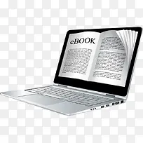 矢量笔记本电脑前的报纸-空若网 矢量笔记本电脑前的报纸-空若网