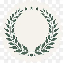 绿色树枝徽章-空若网 绿色树枝徽章-空若网