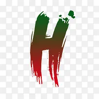 彩色字母h-空若网 彩色字母h-空若网