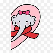 爱心小象-空若网 爱心小象-空若网