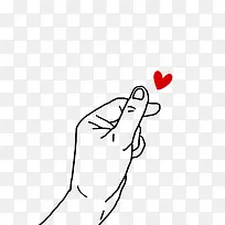 手指上的爱心-空若网 手指上的爱心-空若网