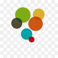 小清新插画彩色气泡-空若网 小清新插画彩色气泡-空若网