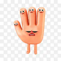 手指眼睛手绘-空若网 手指眼睛手绘-空若网