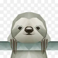 矢量呆萌树懒-空若网 矢量呆萌树懒-空若网