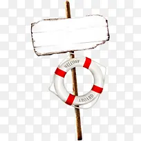 带救生圈的白色木板-空若网 带救生圈的白色木板-空若网