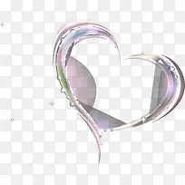 爱心镜子七夕元素-空若网 爱心镜子七夕元素-空若网