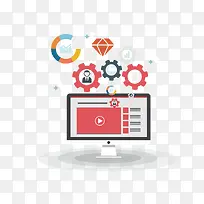 扁平化商务插图-空若网 扁平化商务插图-空若网