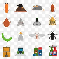 昆虫的概念害虫高清免扣素材-空若网 昆虫的概念害虫高清免扣素材-空若网