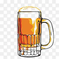 啤酒杯卡通造型-空若网 啤酒杯卡通造型-空若网