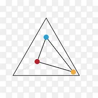 黑色线框三角形-空若网 黑色线框三角形-空若网