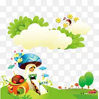 小城堡和云彩-空若网 小城堡和云彩-空若网