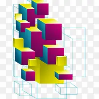 炫彩正方体-空若网 炫彩正方体-空若网