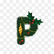 圣诞节字母P-空若网 圣诞节字母P-空若网