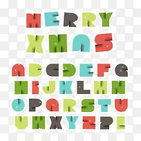 圣诞节时尚字母-空若网 圣诞节时尚字母-空若网