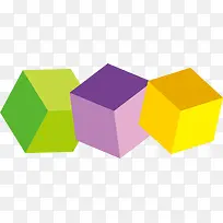 唯美多彩正方体-空若网 唯美多彩正方体-空若网