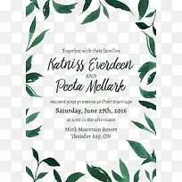 水彩边框卡片-空若网 水彩边框卡片-空若网