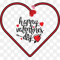 红色爱心边框海报-空若网 红色爱心边框海报-空若网