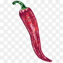 手绘速写辣椒-空若网 手绘速写辣椒-空若网