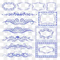 花纹边框元素-空若网 花纹边框元素-空若网