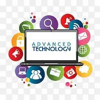 笔记本电脑图标高清免扣素材-空若网 笔记本电脑图标高清免扣素材-空若网