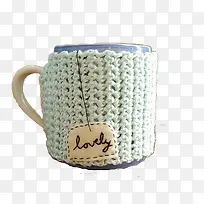可爱蓝色陶瓷杯-空若网 可爱蓝色陶瓷杯-空若网