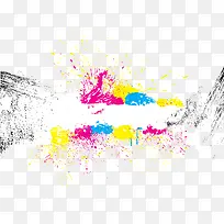 矢量彩色泼墨-空若网 矢量彩色泼墨-空若网