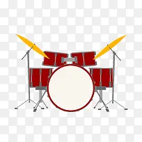 矢量卡通简洁扁平化乐器-空若网 矢量卡通简洁扁平化乐器-空若网