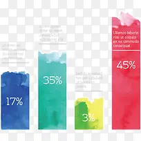 水彩商务数据图-空若网 水彩商务数据图-空若网
