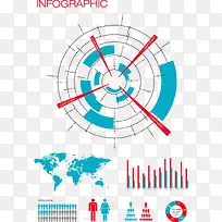 简洁PPT数据图分析图矢量素材-空若网 简洁PPT数据图分析图矢量素材-空若网