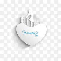 矢量立体爱心-空若网 矢量立体爱心-空若网