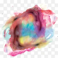 多彩水彩晕染效果-空若网 多彩水彩晕染效果-空若网